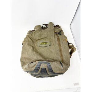 Keen Womens Thurman Canvas Backpack Tote Bag Brown Drawstring Outdoor Travel